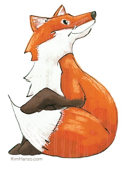 Fox Sticker