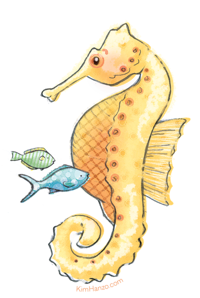 Seahorse Sticker