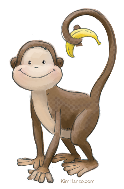 Monkey Sticker