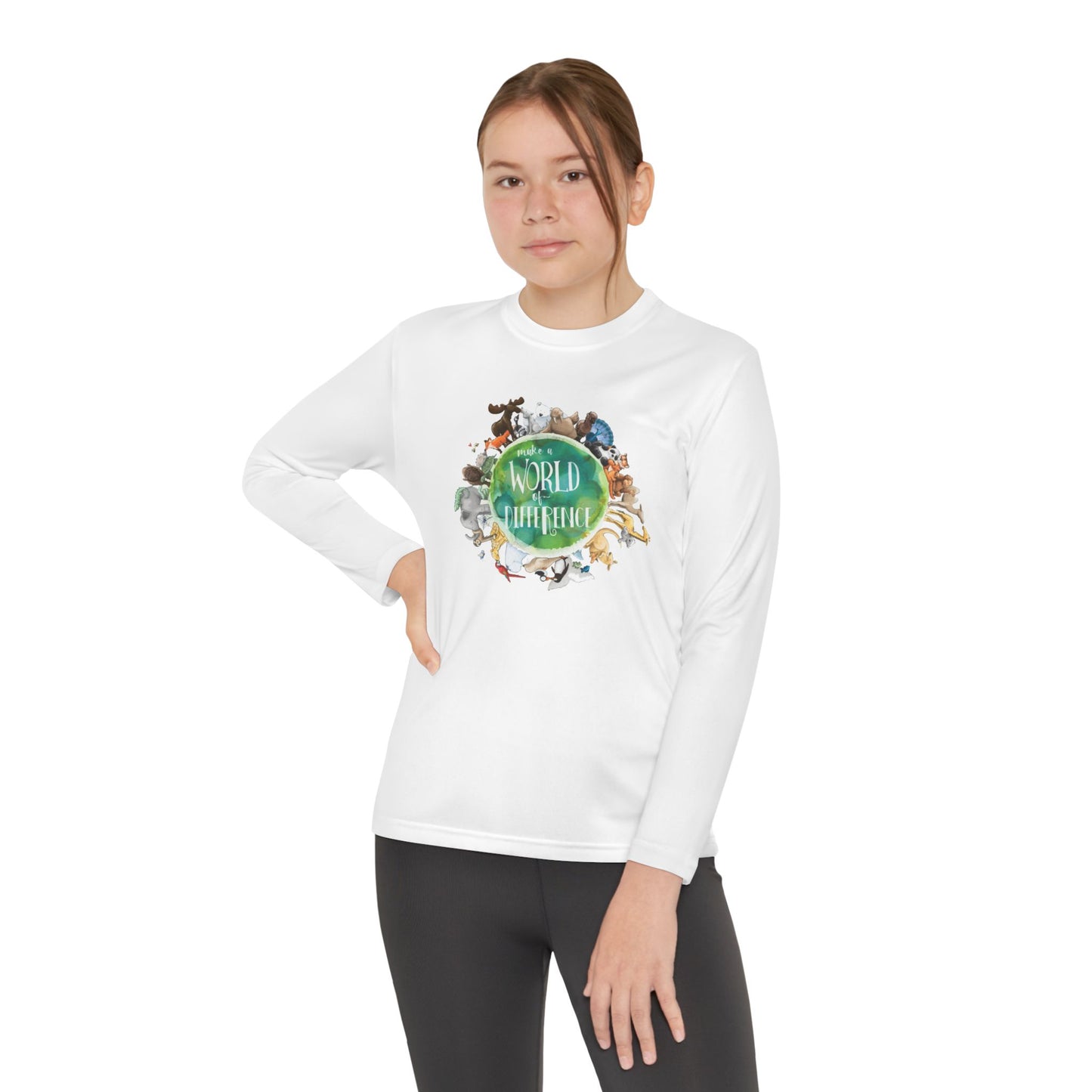 World of Difference Youth Long Sleeve Competitor Tee/Pajama Top